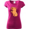 Kapybara s palcom hore - Dámske tričko Pure - 2XL ( Fuchsiová ) Kapybara s palcom hore - Dámske tričko Pure - 2XL ( Fuchsiová )