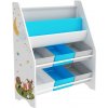 Organizér/regál na hračky, viacfarebná/vzor, DARLING TYP 1 Organizér/regál na hračky, viacfarebná/vzor, DARLING TYP 1