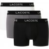 Trenky Lacoste Microfiber Trunks 3-Pack Black/Lead Grey-White XXL Trenky Lacoste Microfiber Trunks 3-Pack Black/Lead Grey-White XXL