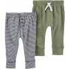 CARTER'S Tepláky Green&Stripes chlapec LBB 2ks 6m CARTER'S Tepláky Green&Stripes chlapec LBB 2ks 6m