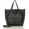 MARCO MAZZINI Veľká kožená shopper taška | čierna vs123a MARCO MAZZINI Veľká kožená shopper taška | čierna vs123a