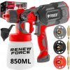 Striekacia pištoľ na maľovanie Renew Force 550 W 1,20 l 3 trysky Striekacia pištoľ na maľovanie Renew Force 550 W 1,20 l 3 trysky