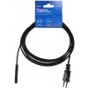 SAV Napájací kábel SAVIO 2pin (M) 3m CL-105 Black SAV Napájací kábel SAVIO 2pin (M) 3m CL-105 Black