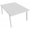 Pracovný stôl UNI A, 120x75,5x160 cm, biela/biela Pracovný stôl UNI A, 120x75,5x160 cm, biela/biela