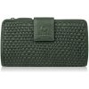 Paolo Peruzzi peňaženka z pravej kože zelená - dámska Paolo Peruzzi peňaženka z pravej kože zelená - dámska