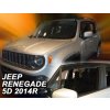 Deflektory na okná pre Jeep Renegade 2014+ Deflektory na okná pre Jeep Renegade 2014+