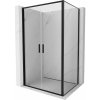 Mexen Exo sprchová kabína otváracia 80 x 110 cm, transparentná, čierna - 814-080-110-70-00 Mexen Exo sprchová kabína otváracia 80 x 110 cm, transparentná, čierna - 814-080-110-70-00