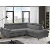 Rohová sedacia súprava Gisele, stredne šedá látka, pravý roh Rohová sedacia súprava Gisele, stredne šedá látka, pravý roh