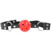 Kink - Breathable Ball 4 cm Gag With Double Rivet Red 62.5 X 2.5 cm Adjustable 42-58 cm Kink - Breathable Ball 4 cm Gag With Double Rivet Red 62.5 X 2.5 cm Adjustable 42-58 cm