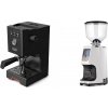 Gaggia Classic UP, black + Eureka Atom Specialty 65, white Gaggia Classic UP, black + Eureka Atom Specialty 65, white