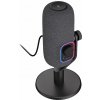 Krux mikrofon Empy / stolní mikrofon / RGB / 4 směrové charakteristiky / 3,5mm jack / USB-C / černý KRXC017 Krux mikrofon Empy / stolní mikrofon / RGB / 4 směrové charakteristiky / 3,5mm jack / USB-C / černý KRXC017