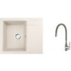 Granitový drez s batériou ALVEUS GEM 20 Beige 55 590x500 mm + batéria Mintas SETA23194 Granitový drez s batériou ALVEUS GEM 20 Beige 55 590x500 mm + batéria Mintas SETA23194