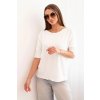 Kesi Dámsky sveter z viskózy s krátkym rukávom KE Tělová