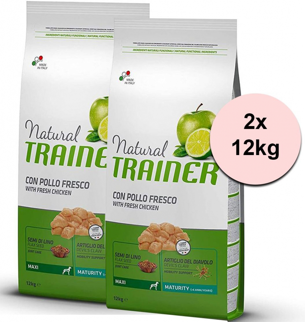 Nova Foods Trainer Natural Maxi Maturity Chicken 2 x 12 kg