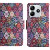 Peňaženkové kožené puzdro Colored Drawing na Xiaomi Redmi Note 14 5G - Kaleidoskop Peňaženkové kožené puzdro Colored Drawing na Xiaomi Redmi Note 14 5G - Kaleidoskop