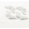 Dekorácia anjelské krídla 7,5 cm 4 ks strieborné Dekorácia anjelské krídla 7,5 cm 4 ks strieborné