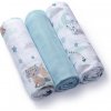 BABYONO Plienky bambusové Blue 70x70 cm 3ks BABYONO Plienky bambusové Blue 70x70 cm 3ks