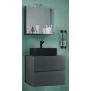 VCM VCM 3-dielna umývadlová skrinka Lendas BL M 60 cm so zrkadlom, antracit VCM VCM 3-dielna umývadlová skrinka Lendas BL M 60 cm so zrkadlom, antracit
