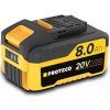 PROTECO akumulátor 20V/8Ah Li-ion 51.99-AKU-20-8000 PROTECO akumulátor 20V/8Ah Li-ion 51.99-AKU-20-8000