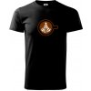 Coffee art - Klasické pánske tričko vyššej gramáže - XL ( Čierna ) Coffee art - Klasické pánske tričko vyššej gramáže - XL ( Čierna )