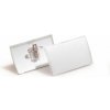 Visačka, so sponou a špendlíkom, PP, 54x90 mm, DURABLE, Visačka, so sponou a špendlíkom, PP, 54x90 mm, DURABLE,