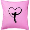 Jesus srdce - Vankúš 50x50 - 50x50 - Iba poťah ( Ružová ) Jesus srdce - Vankúš 50x50 - 50x50 - Iba poťah ( Ružová )