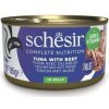 Schesir Cat tuniak a hovädzie v želé 85 g Schesir Cat tuniak a hovädzie v želé 85 g