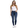ONLY DÁMSKE DŽÍNSY RÚRKY SKINNY MID WAIST modré bavlna ONLY DÁMSKE DŽÍNSY RÚRKY SKINNY MID WAIST modré bavlna
