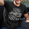 Tričko s potlačou JAWA Mustang Pánsky Čierna 3XL Tričko s potlačou JAWA Mustang Pánsky Čierna 3XL