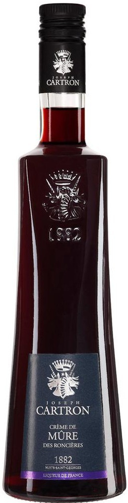 Joseph Cartron Liqueur Creme de Mure Des Roncieres 18% 0,7 l (čistá fľaša)