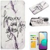 Peňaženkové 3D puzdro Oil na Oppo A38 - Words Marble Peňaženkové 3D puzdro Oil na Oppo A38 - Words Marble