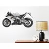 Nalepte.cz Motorka Aprilia RSV4 textilní prelepiteľná nálepka na stenu 100 x 53 cm Nalepte.cz Motorka Aprilia RSV4 textilní prelepiteľná nálepka na stenu 100 x 53 cm