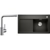 Set RS Blanco Zenar 45 S + Blanco Mila (vanička na ľavej strane, čierna + chróm) Set RS Blanco Zenar 45 S + Blanco Mila (vanička na ľavej strane, čierna + chróm)