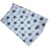 Prem Internacional Látková plienka 70x70 Šedá hviezda 5 ks