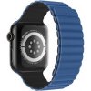 SWISSTEN SILICONE BAND FOR APPLE WATCH - MAGNETIC 42 / 44 / 45 / 49 mm BLUE/BLACK 46000514