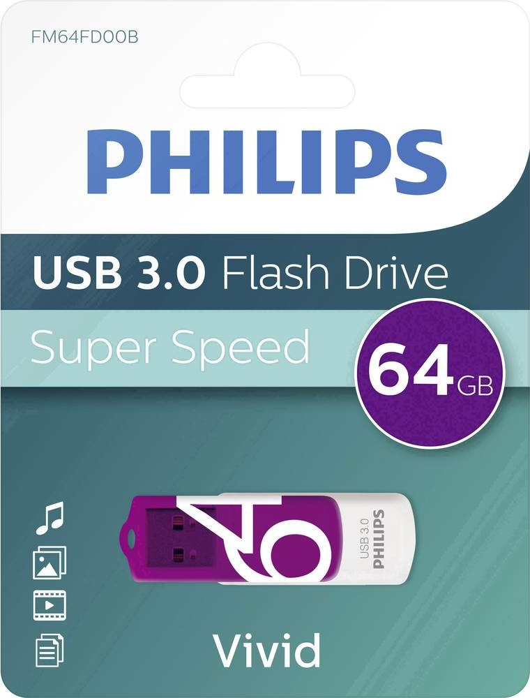 PHILIPS Vivid 64GB FM64FD00B/00