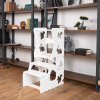 Montessori Furniture Multifunkčná učiaca veža Montessori biela premium