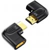 Unitek 8K HDMI 90 a 270 stupňový plochý uholný adaptér Unitek 8K HDMI 90 a 270 stupňový plochý uholný adaptér
