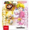 amiibo Cat Mario & Cat Peach Super Smash Bros.