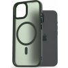 AlzaGuard Matte Case Compatible with Magsafe pre iPhone 15 tmavo zelený AGD-PCMM63DE (AGD-PCMM63DE)