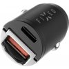 Autonabíjačka FIXED s USB-C a USB-A výstupom v miniatúrnom prevedení, podpora PD a QC 3.0, 30W, čierna Autonabíjačka FIXED s USB-C a USB-A výstupom v miniatúrnom prevedení, podpora PD a QC 3.0, 30W, čierna