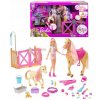 Barbie Súprava na úpravu a starostlivosť o koníky HGB58 Barbie Súprava na úpravu a starostlivosť o koníky HGB58