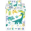 Jerry Fabrics Posteľná bielizeň Dino Cute and Wild baby 100x135, 40x60 cm Jerry Fabrics Posteľná bielizeň Dino Cute and Wild baby 100x135, 40x60 cm