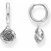 Thomas Sabo CR757-637-21 hoops midnight rose silver Thomas Sabo CR757-637-21 hoops midnight rose silver