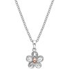 Hot Diamonds Strieborný kvetinový náhrdelník Forget me not DP749 Hot Diamonds Strieborný kvetinový náhrdelník Forget me not DP749