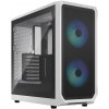 Fractal Design Focus 2 RGB White TG Clear Tint/Midi Tower/Transpar./Čierna a biela FD-C-FOC2A-04 Fractal Design Focus 2 RGB White TG Clear Tint/Midi Tower/Transpar./Čierna a biela FD-C-FOC2A-04