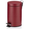 KELA Kozmetický kôš Monaco, kovový, červený, 3l KL-24297 KELA Kozmetický kôš Monaco, kovový, červený, 3l KL-24297