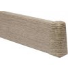 MDF Quadro 60 Lišta soklová DUB ALPIN BIELY 2,4 m