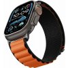 Spigen Fabric Band (hook) Apple Watch 49 mm/46 mm/45 mm/44 mm Black Orange AMP10145