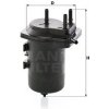 MANN-FILTER Palivový filter WK939/6 MANN-FILTER Palivový filter WK939/6